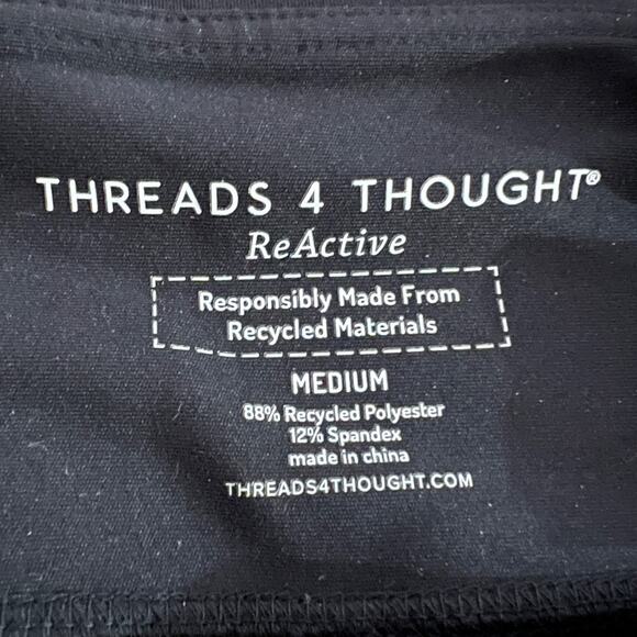 Threads 4 Thought MEDIUM Black/Gray Lynn Colorblock Legging  Stitch Fix ReActive - Picture 5 of 10